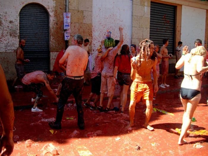 La Tomatina 2010, Buñol, Valencia, Spain