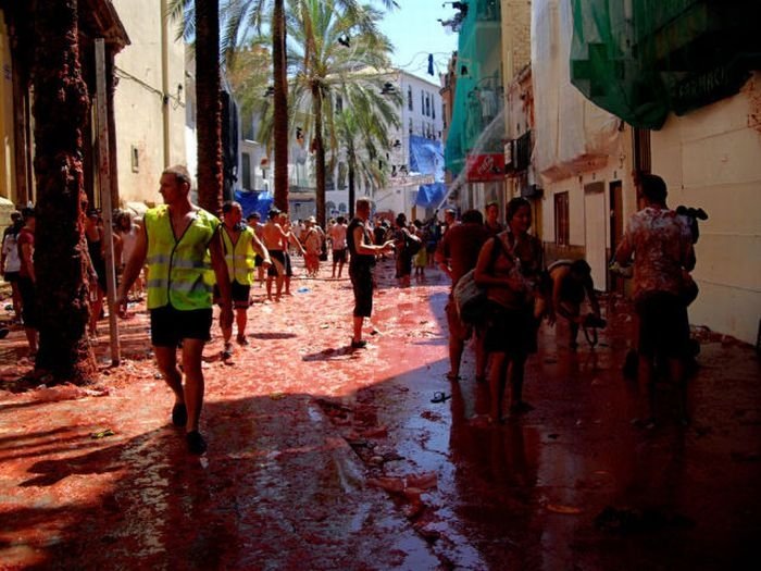 La Tomatina 2010, Buñol, Valencia, Spain