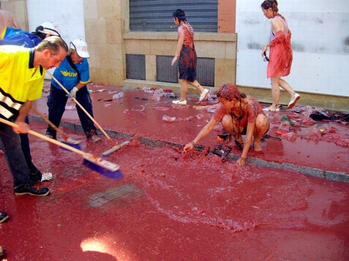 La Tomatina 2010, Buñol, Valencia, Spain