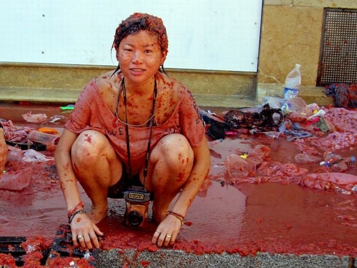 La Tomatina 2010, Buñol, Valencia, Spain