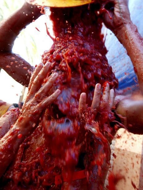 La Tomatina 2010, Buñol, Valencia, Spain