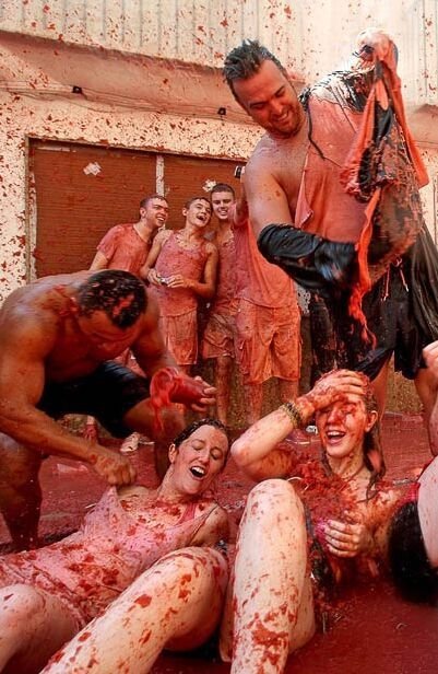 La Tomatina 2010, Buñol, Valencia, Spain