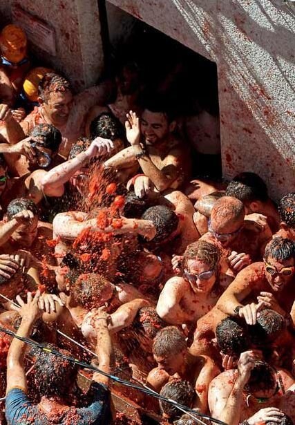 La Tomatina 2010, Buñol, Valencia, Spain