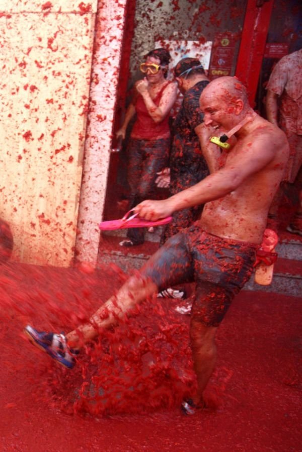 La Tomatina 2010, Buñol, Valencia, Spain