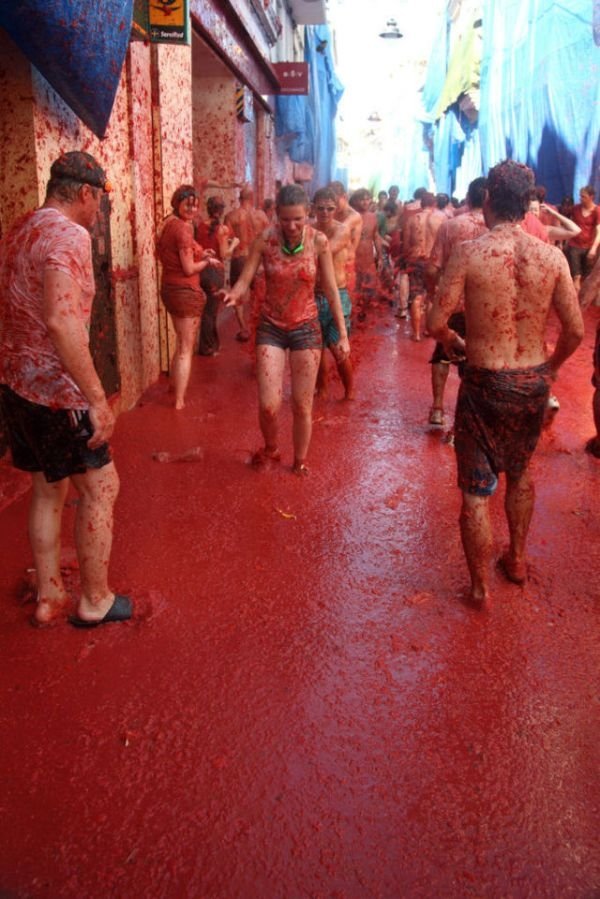 La Tomatina 2010, Buñol, Valencia, Spain