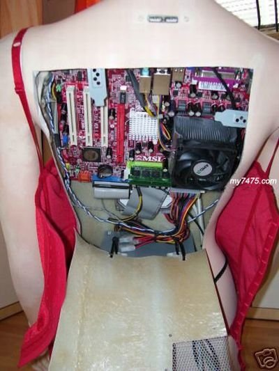 PC girl computer case