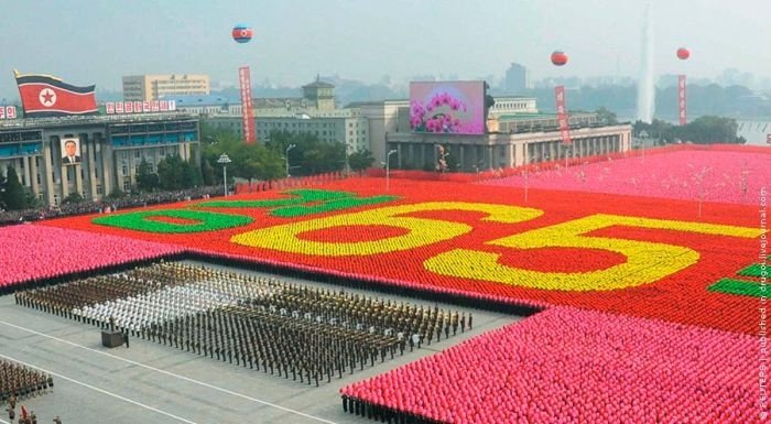 Military parade, North Korea