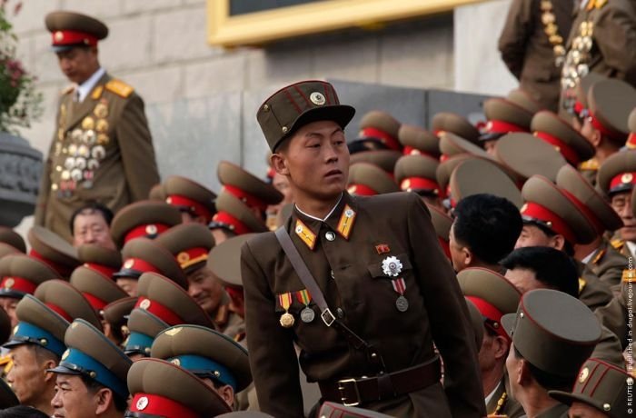 Military parade, North Korea