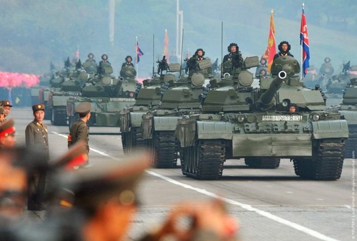 Military parade, North Korea