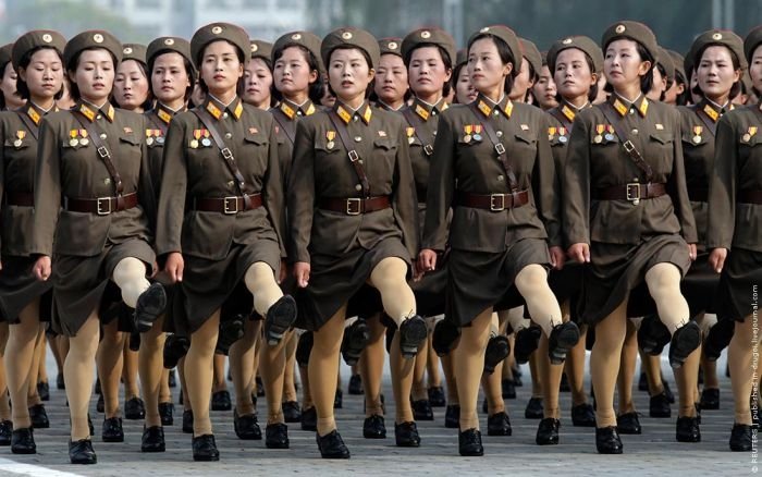 Military parade, North Korea