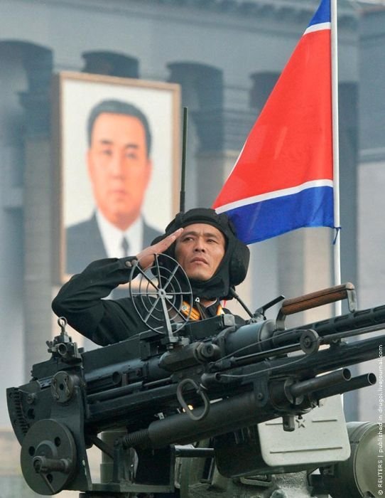 Military parade, North Korea