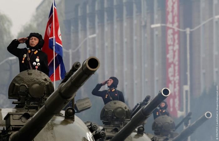 Military parade, North Korea