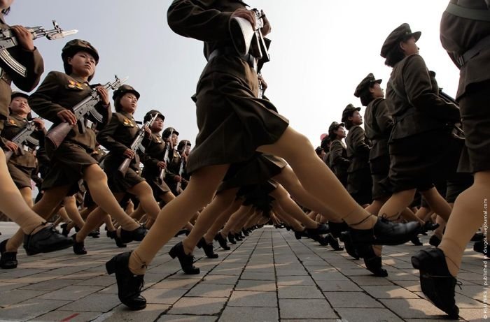 Military parade, North Korea