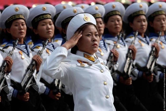 Military parade, North Korea