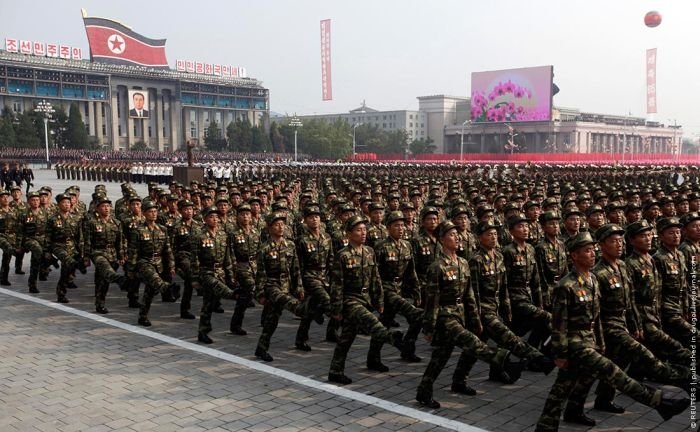 Military parade, North Korea