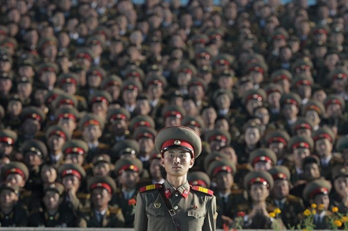 Military parade, North Korea