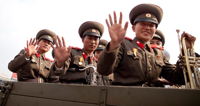 Military parade, North Korea