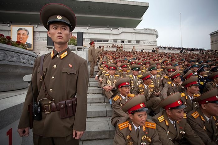 Military parade, North Korea