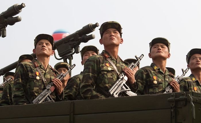 Military parade, North Korea