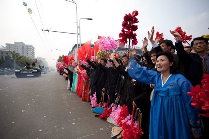 Military parade, North Korea