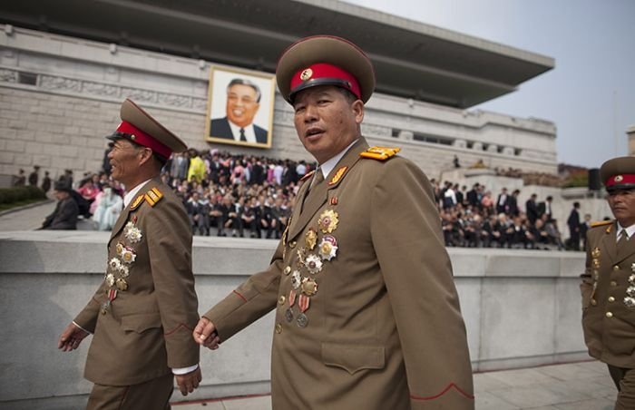 Military parade, North Korea