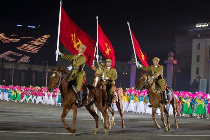 Military parade, North Korea