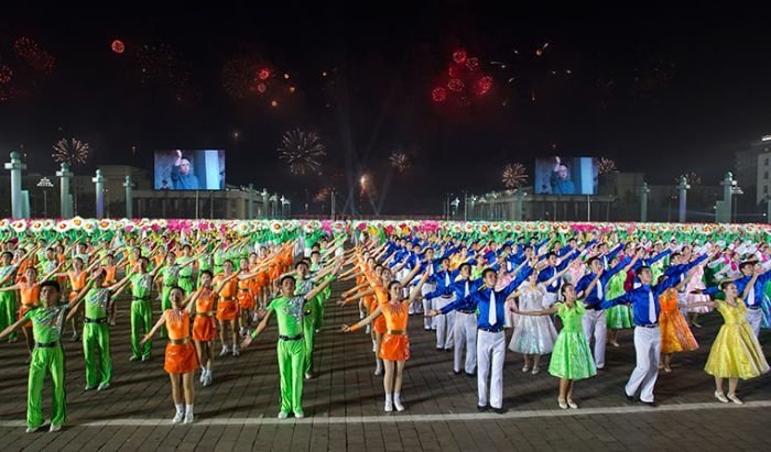 Military parade, North Korea