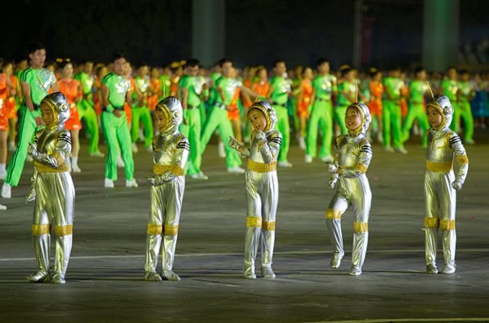 Military parade, North Korea