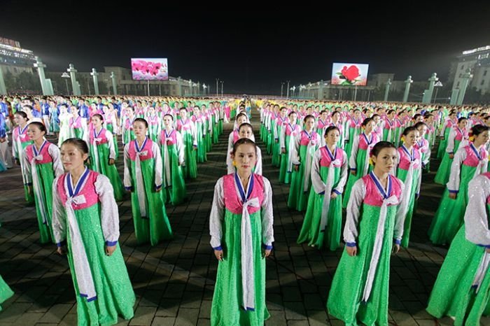 Military parade, North Korea