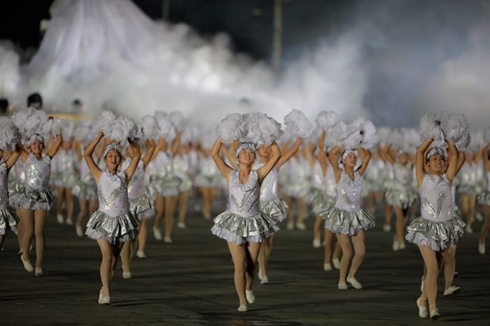 Military parade, North Korea