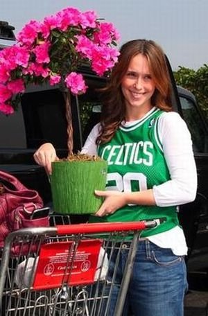 young college girl wearing sport jersey