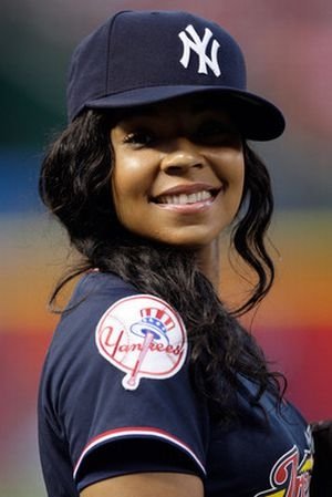 young college girl wearing sport jersey