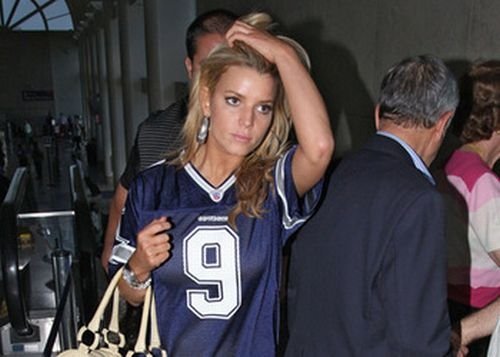 young college girl wearing sport jersey