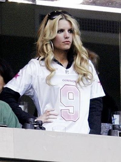 young college girl wearing sport jersey