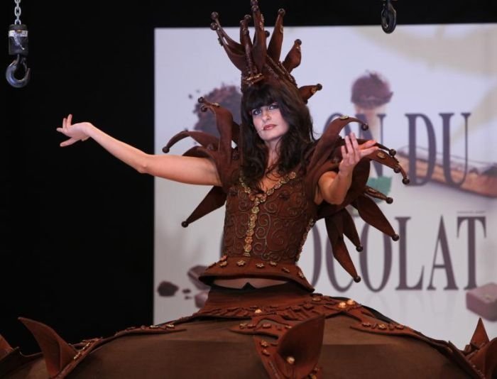 Models of The Salon du Chocolat, Paris Chocolate Show