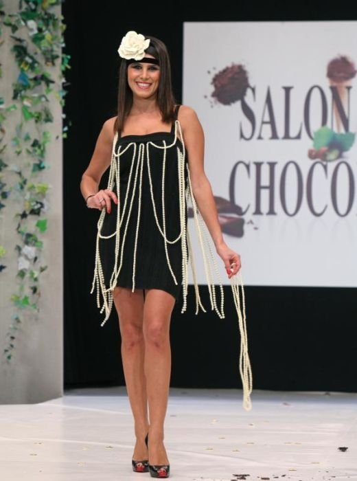 Models of The Salon du Chocolat, Paris Chocolate Show