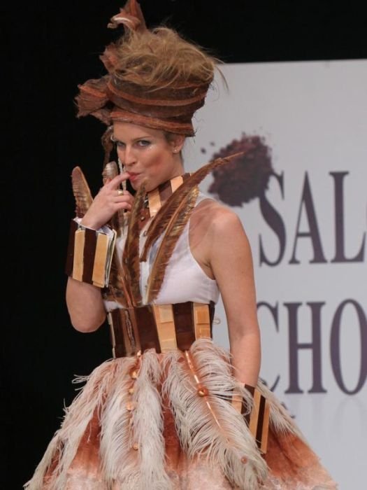 Models of The Salon du Chocolat, Paris Chocolate Show