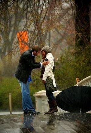 proposal of marriage in the rain