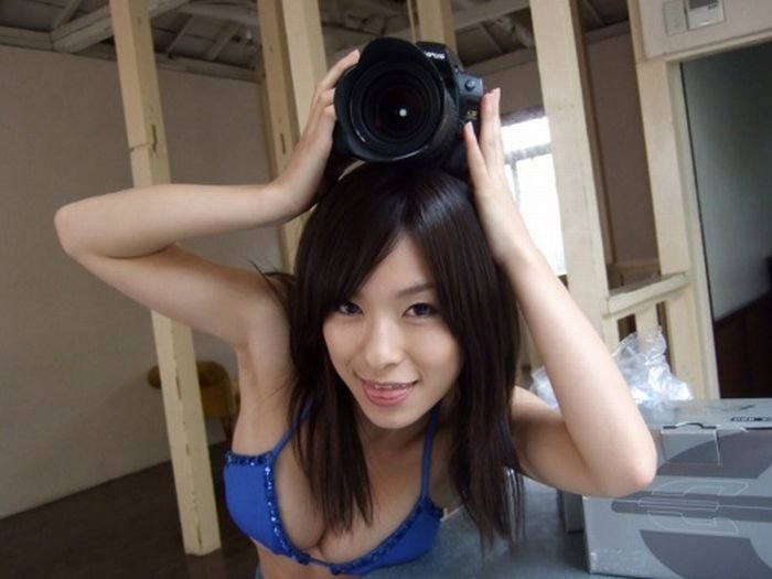 girl with a camera