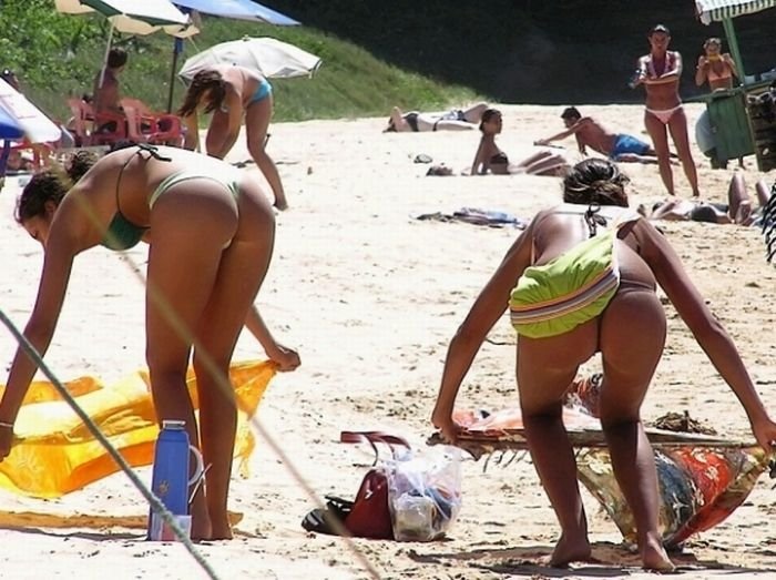 summer bikini beach buttock