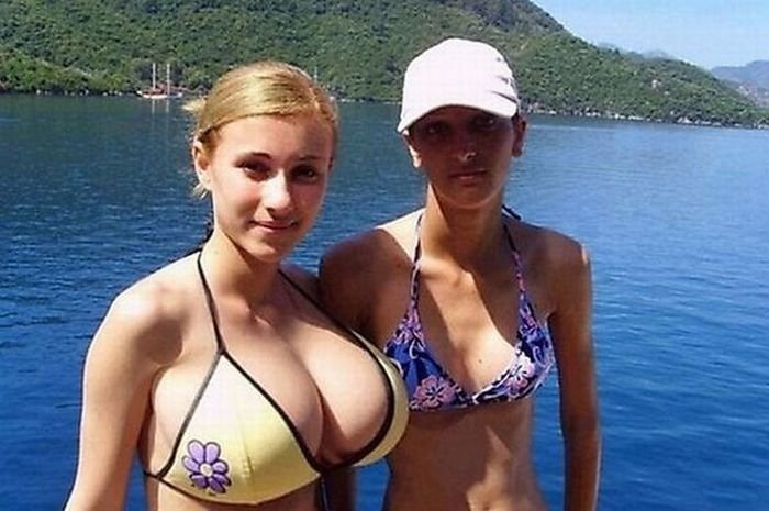 breasts cleavage girl