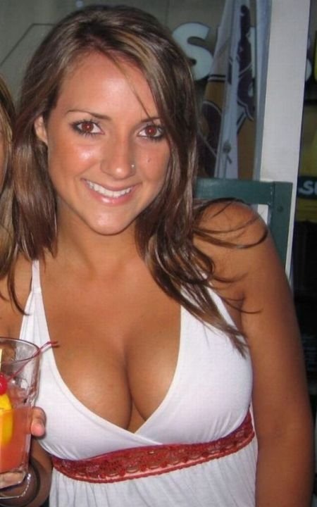 breasts cleavage girl