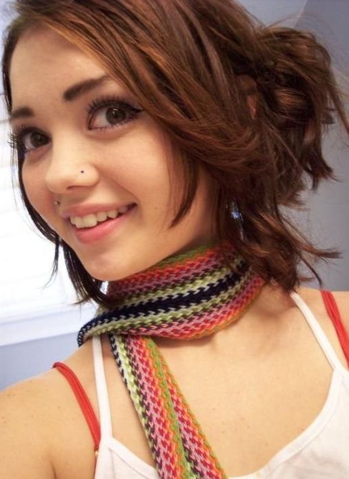 young teen college girl portrait