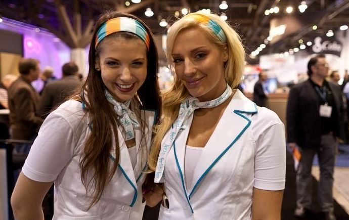 Girls of CES, Las Vegas, Nevada, United States