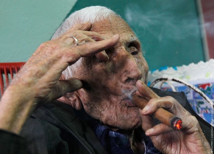 Ignacio Cubilla Banos, 111 year-old man