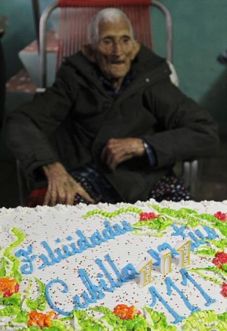 Ignacio Cubilla Banos, 111 year-old man