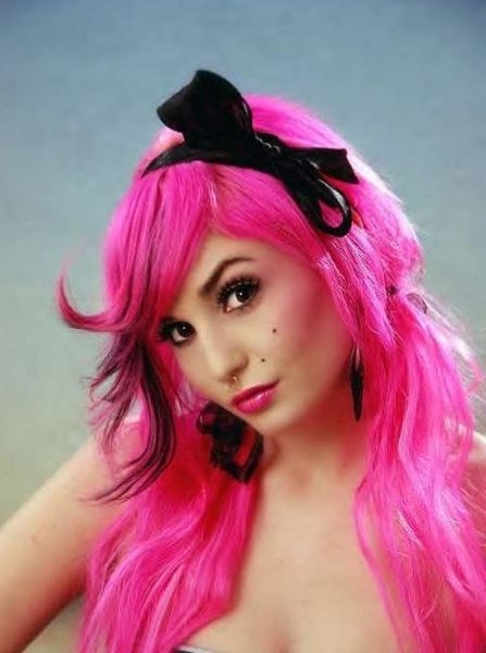 hair colored girl