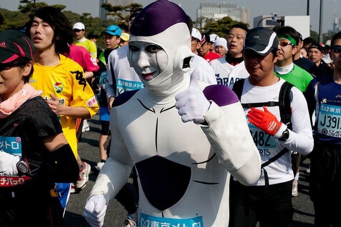 Costumes at the 2011 Tokyo Marathon, Japan