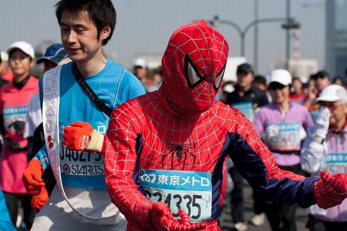 Costumes at the 2011 Tokyo Marathon, Japan