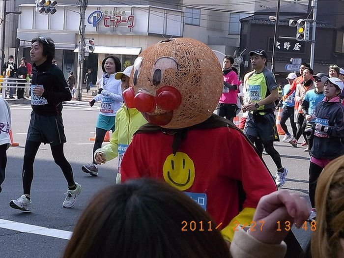 Costumes at the 2011 Tokyo Marathon, Japan